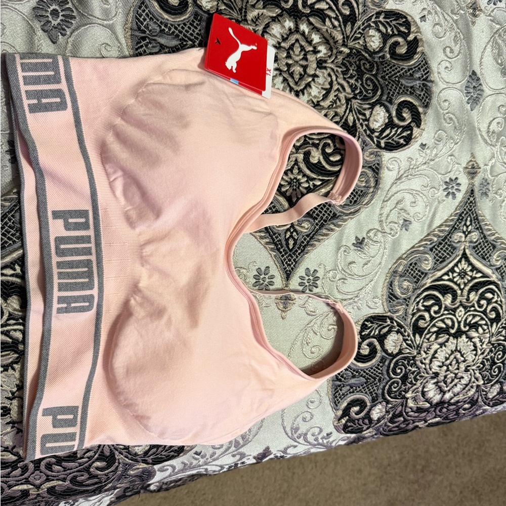 PUMA Light Pink Sports Bra